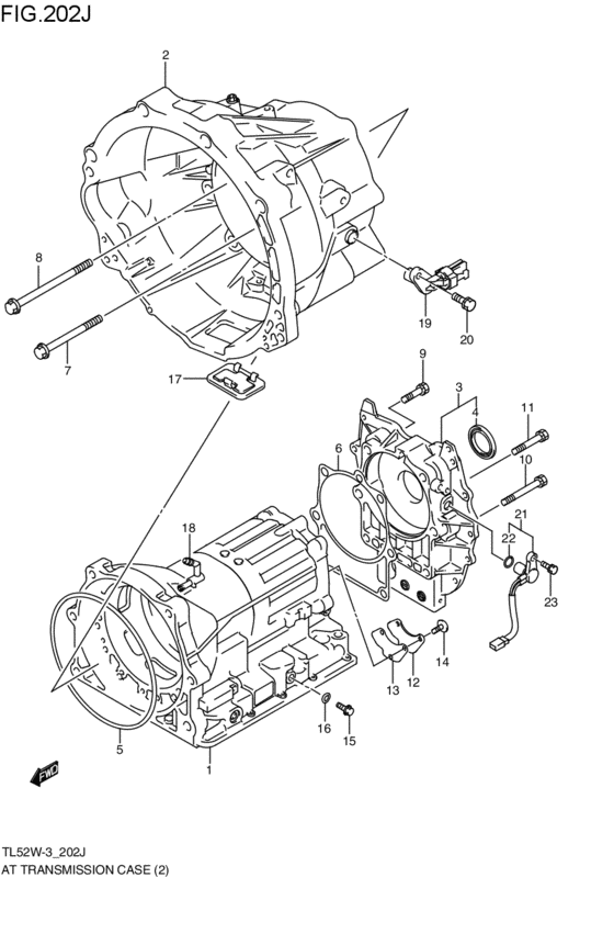 at - transmission case