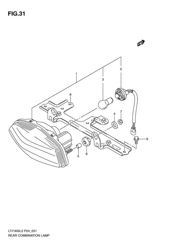 Rear combination lamp