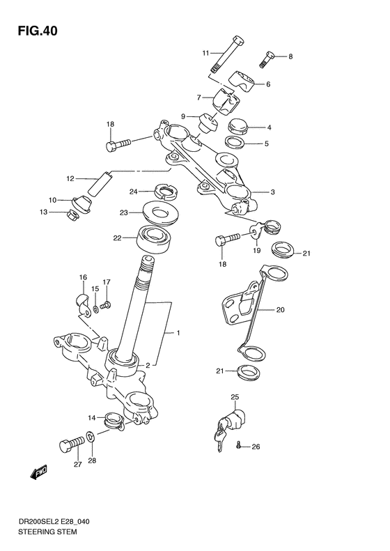 Steering stem