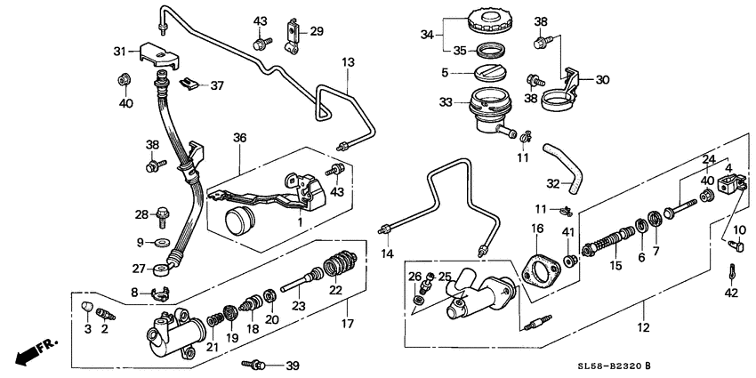 Clutch master cylinder