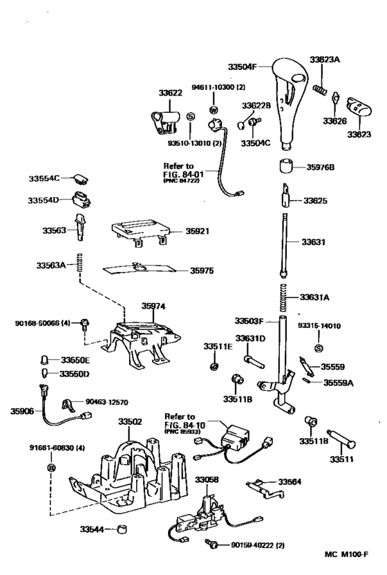 Shift Lever & Retainer