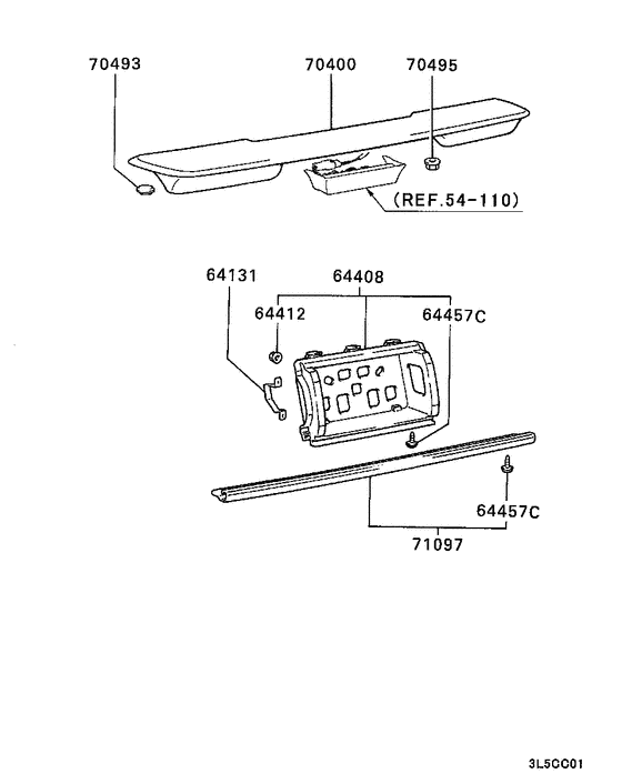 Rear garnish & moulding