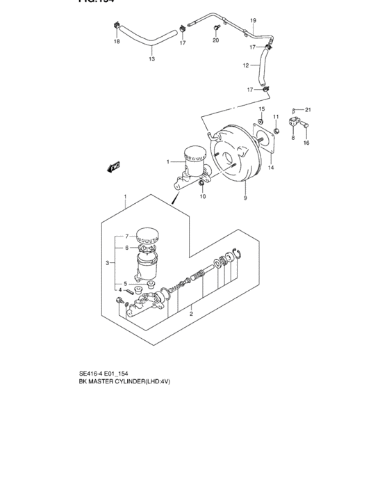 Brake master cylinder