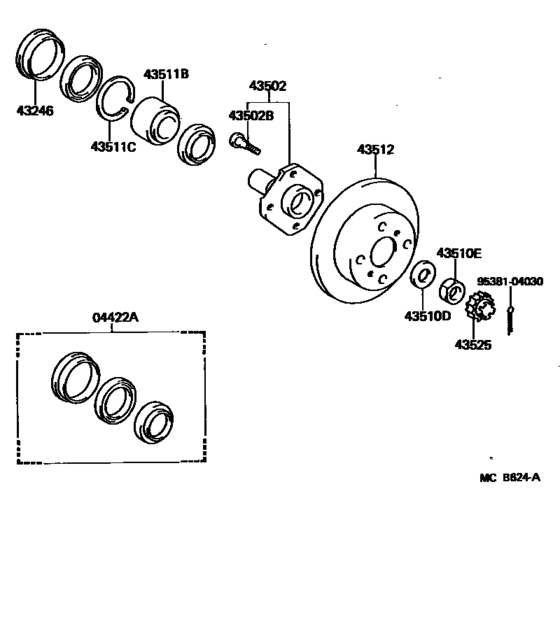 Front Axle Hub