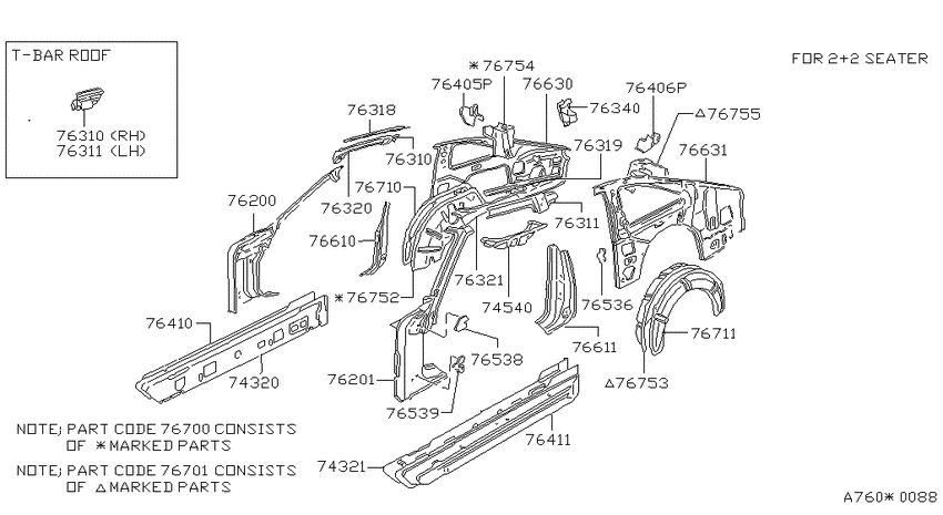 Body side panel