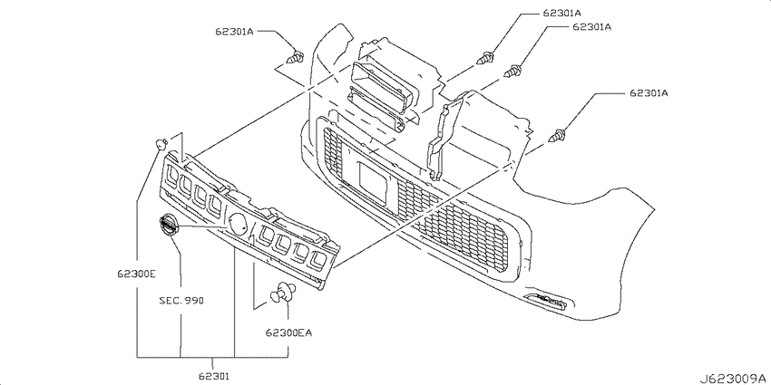 Front grille