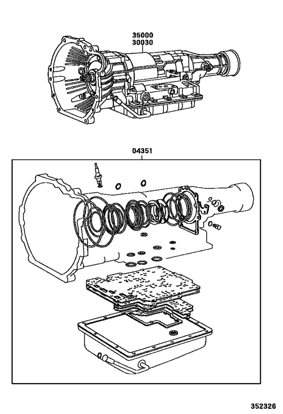Transaxle Or Transmission Assy & Gasket Kit (Atm)