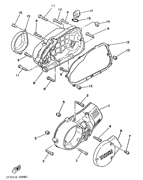 Crankcase cover 1