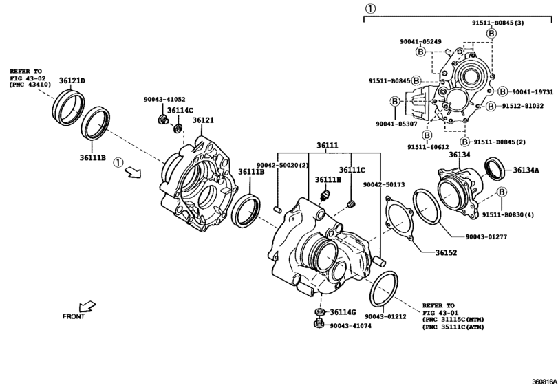 Transfer Case & Extension Housing