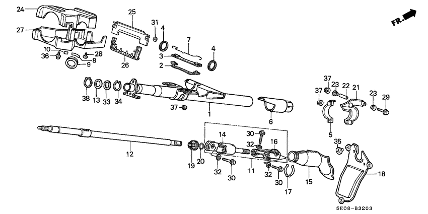 Steering column