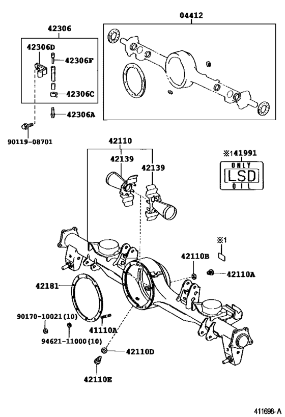 Rear Axle Housing & Differential