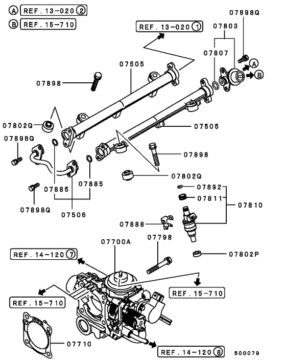 Injector & throttle body