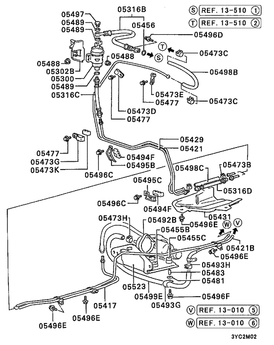 Fuel line & vapor gas control