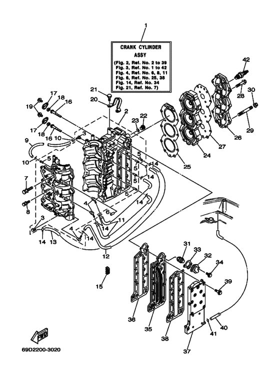 Cylinder & crankcase