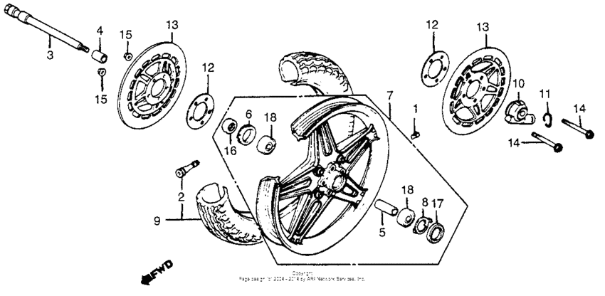 Front wheel