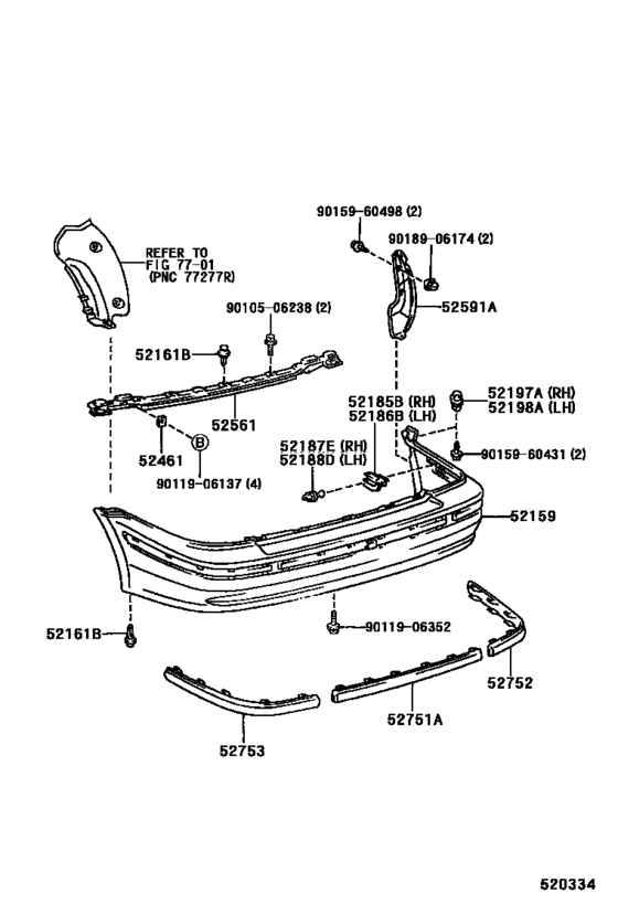 Rear Bumper & Bumper Stay