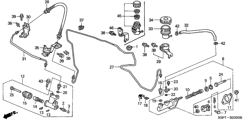 Clutch master cylinder