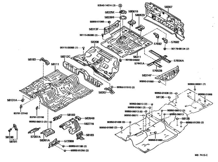 Floor Pan & Lower Back Panel