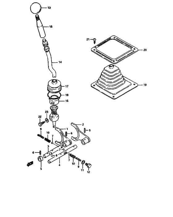 Transfer gear shifting