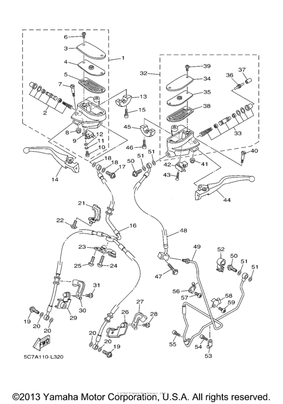 Front master cylinder