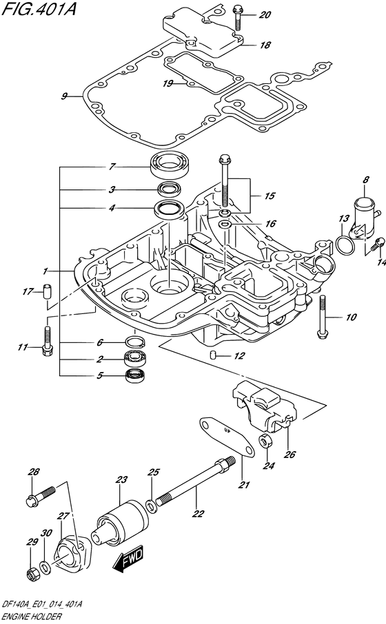 Engine holder