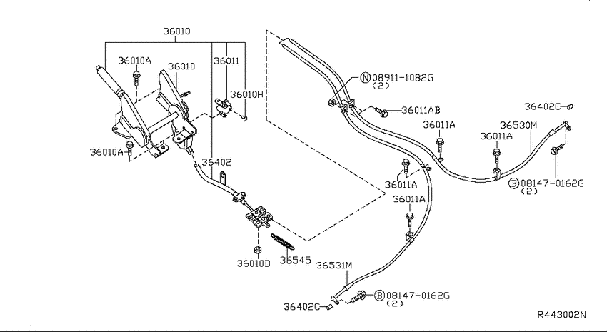 Parking brake control