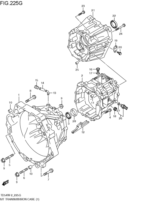 mt - transmission case