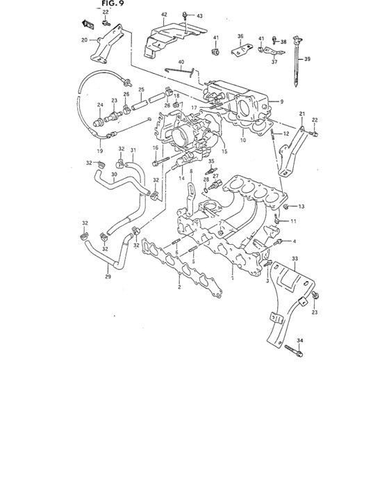 Intake manifold and throttle bo