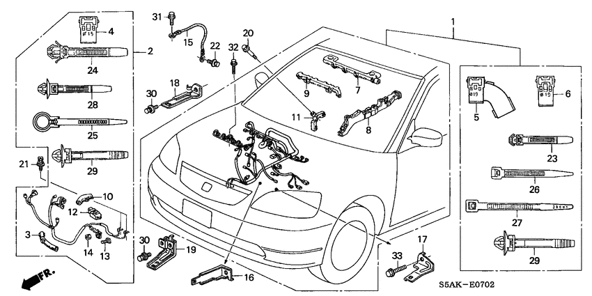 Engine wire harness