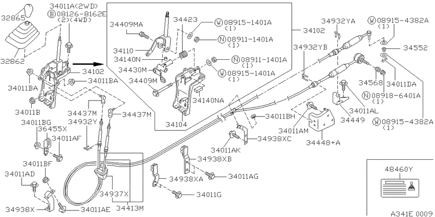 Transmission control & linkage