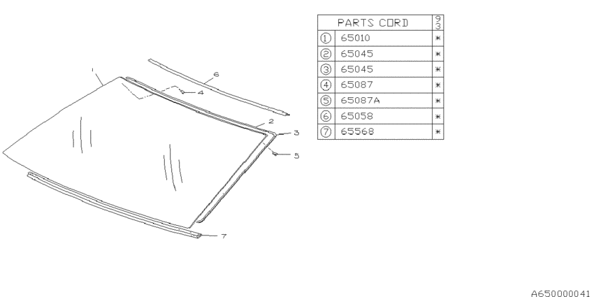 Windshield glass