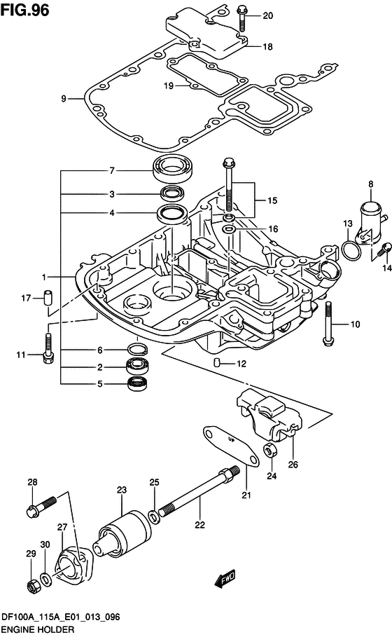 Engine holder
