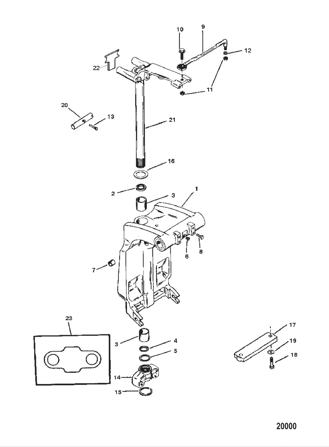 Swivel Bracket And Steering Arm