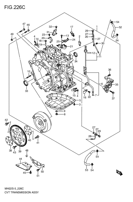 cvt - transmission assy