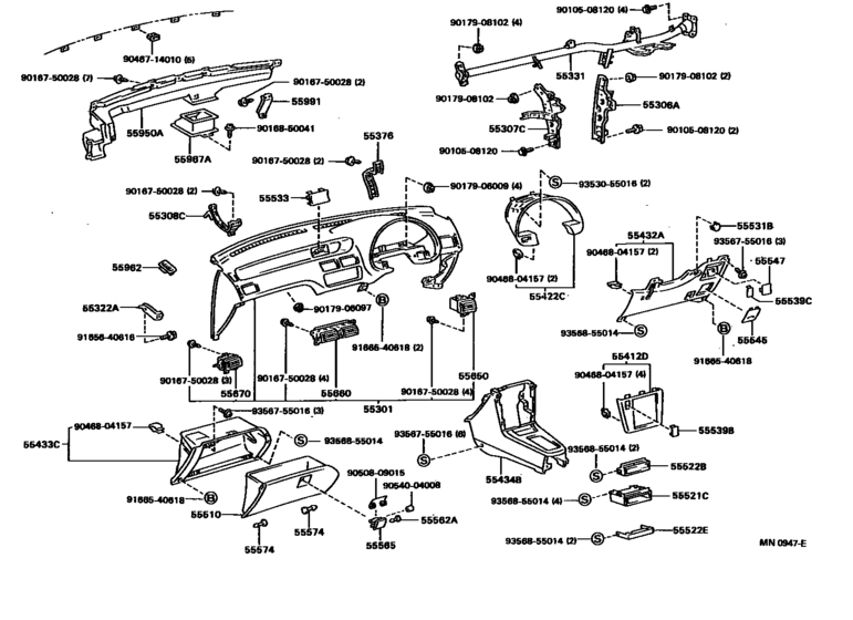 Instrument Panel & Glove Compartment