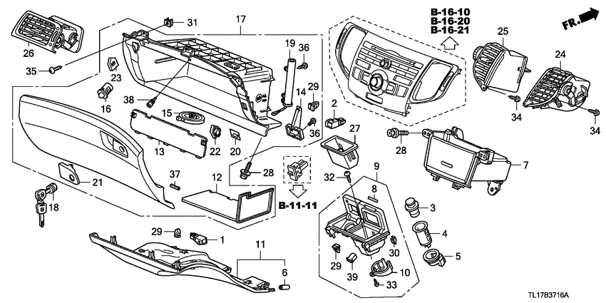 Instrument panel garnish