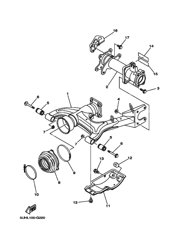 Rear arm & suspension
