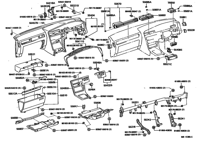Instrument Panel & Glove Compartment