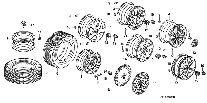 Tire/wheel disks