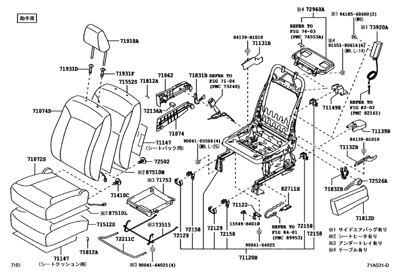 Front Seat & Seat Track