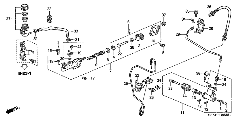 Clutch master cylinder