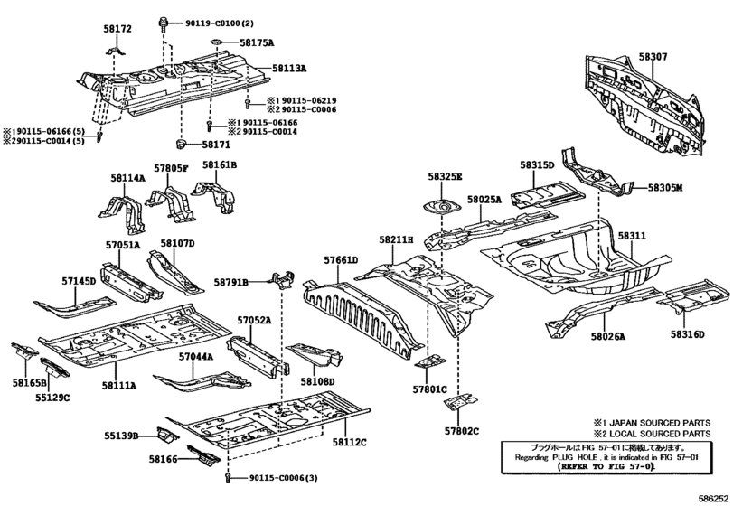 Floor Pan & Lower Back Panel