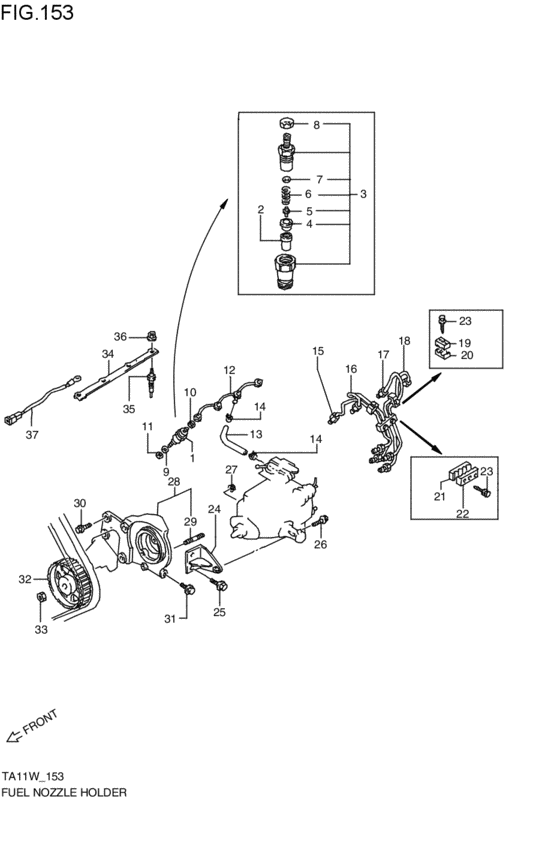 fuel nozzle holder