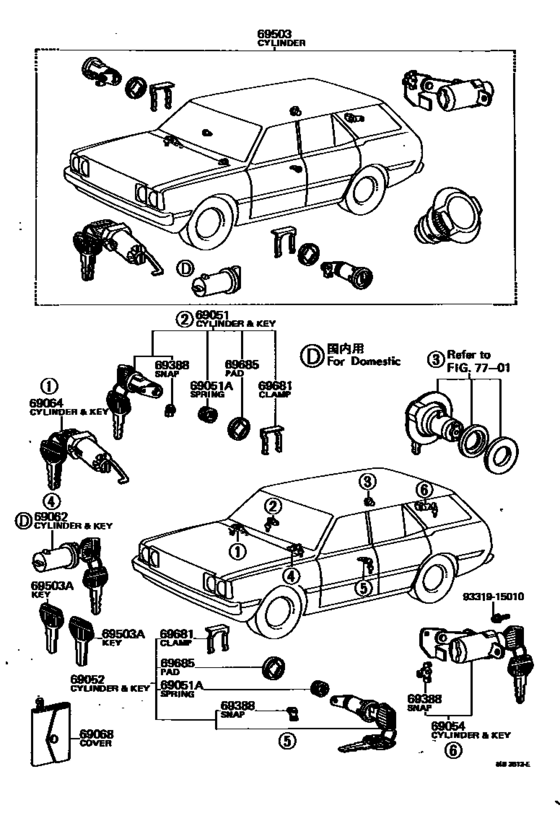 Lock Cylinder Set