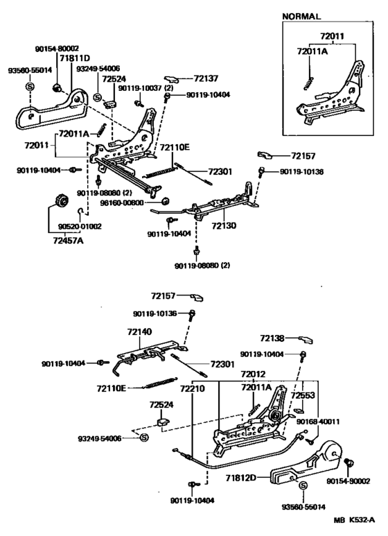 Front Seat & Seat Track