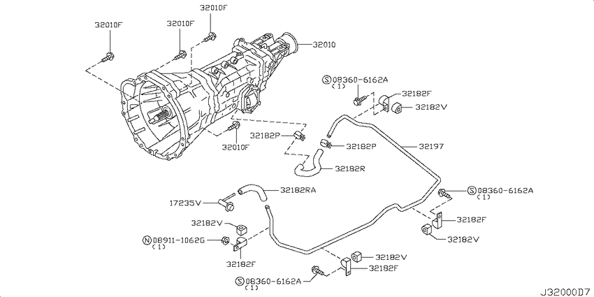 Manual transmission, transaxle & fitting