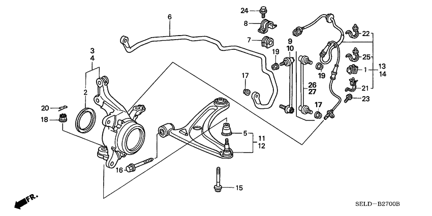 Front stabilizer/ front lower arm
