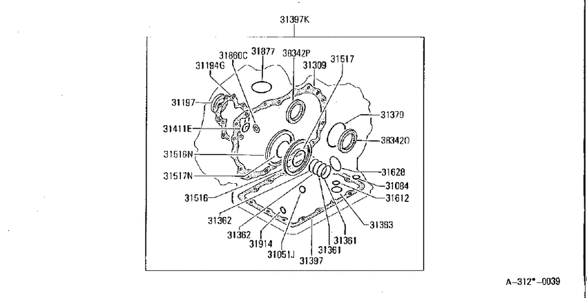 Gasket & seal kit (automatic)