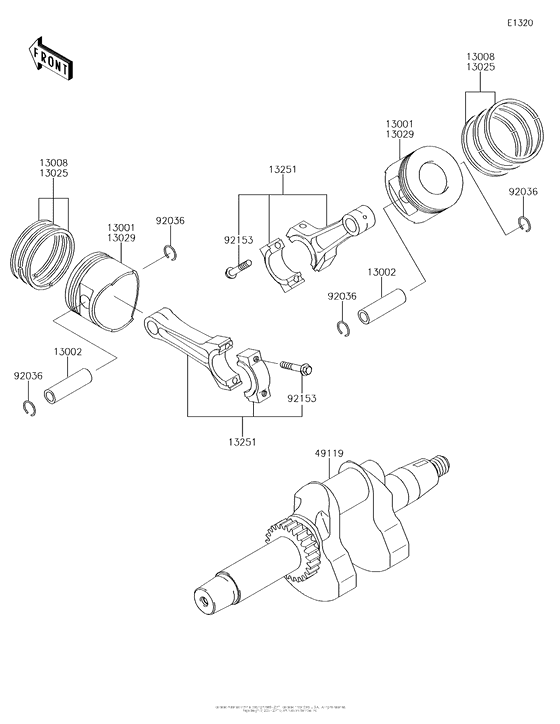 Crankshaft/piston(S)