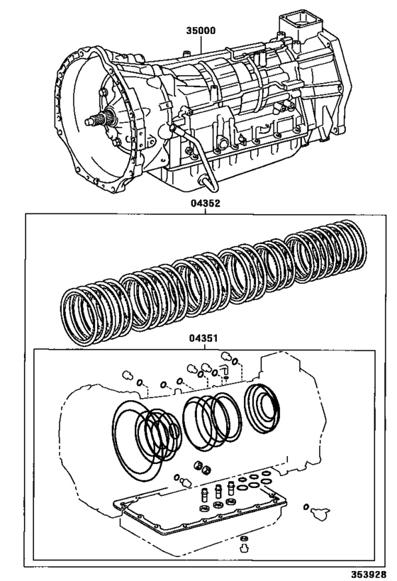 Transaxle Or Transmission Assy & Gasket Kit (Atm)